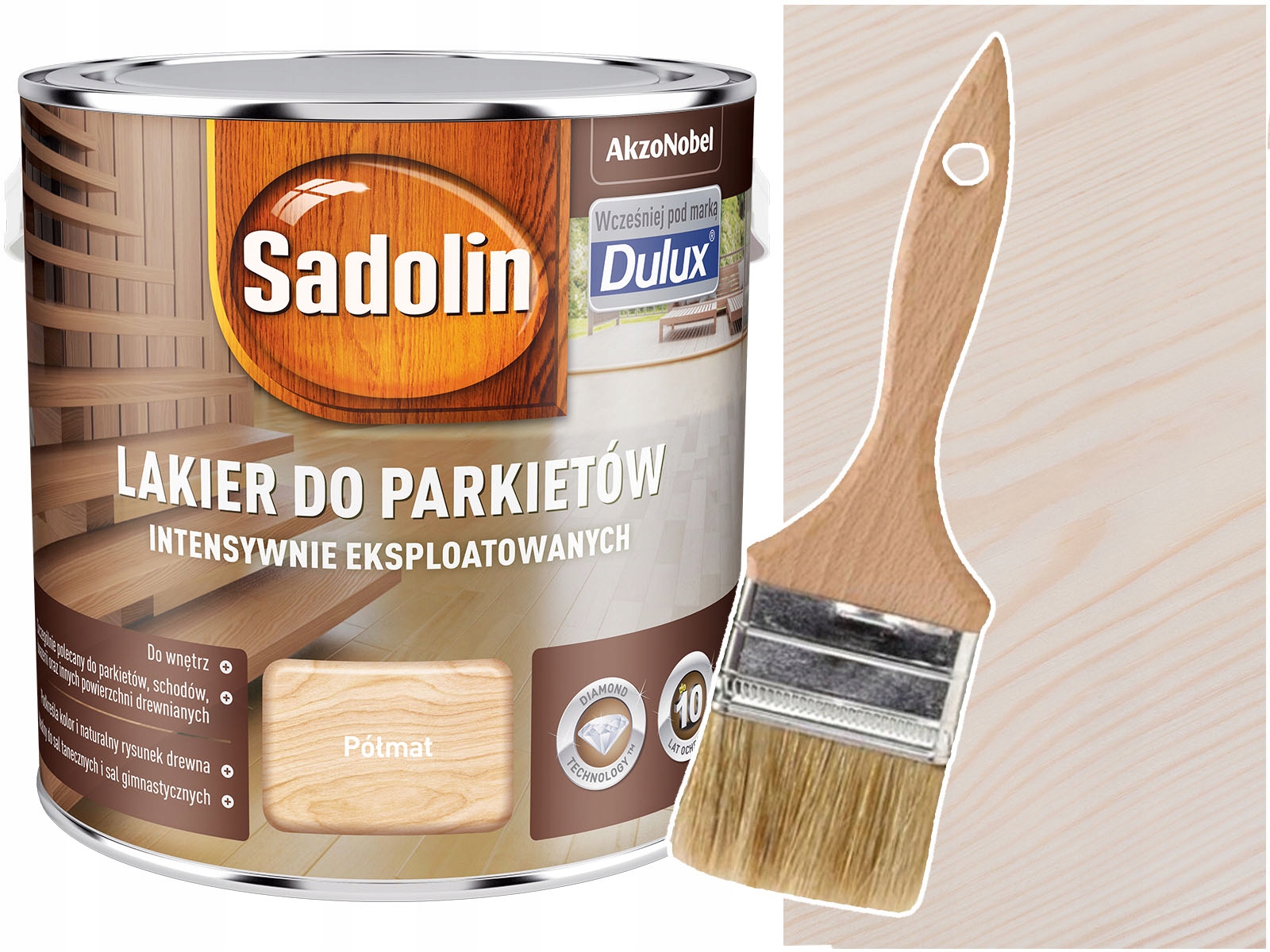 

Sadolin Lakier do Parkietów Schodów Półmat 0,75L