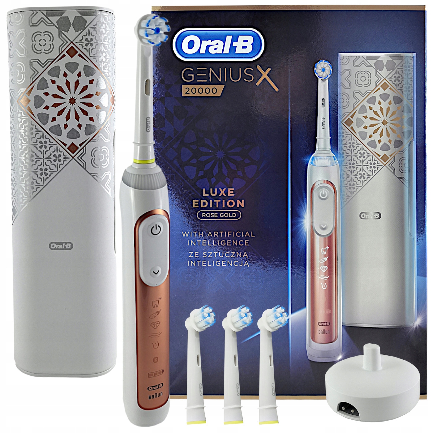 

Szczoteczka Braun Oral-B Genius X 20000N Rose Gold
