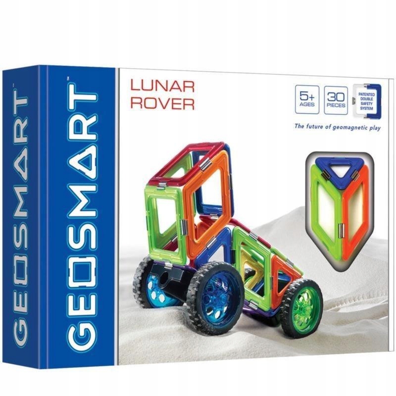 Magnetyczna Układanka Klocki Dziecięce Zabawka Geo Smart Lunar Rover Pojazd
