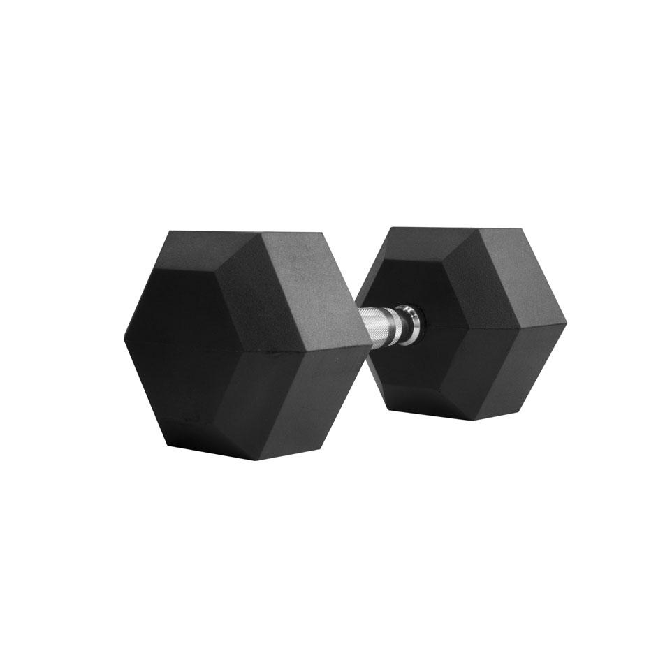 Hantel Heksagonalny Gumowy Thorn Fit Hex Rubber Dumbbell 22,5KG