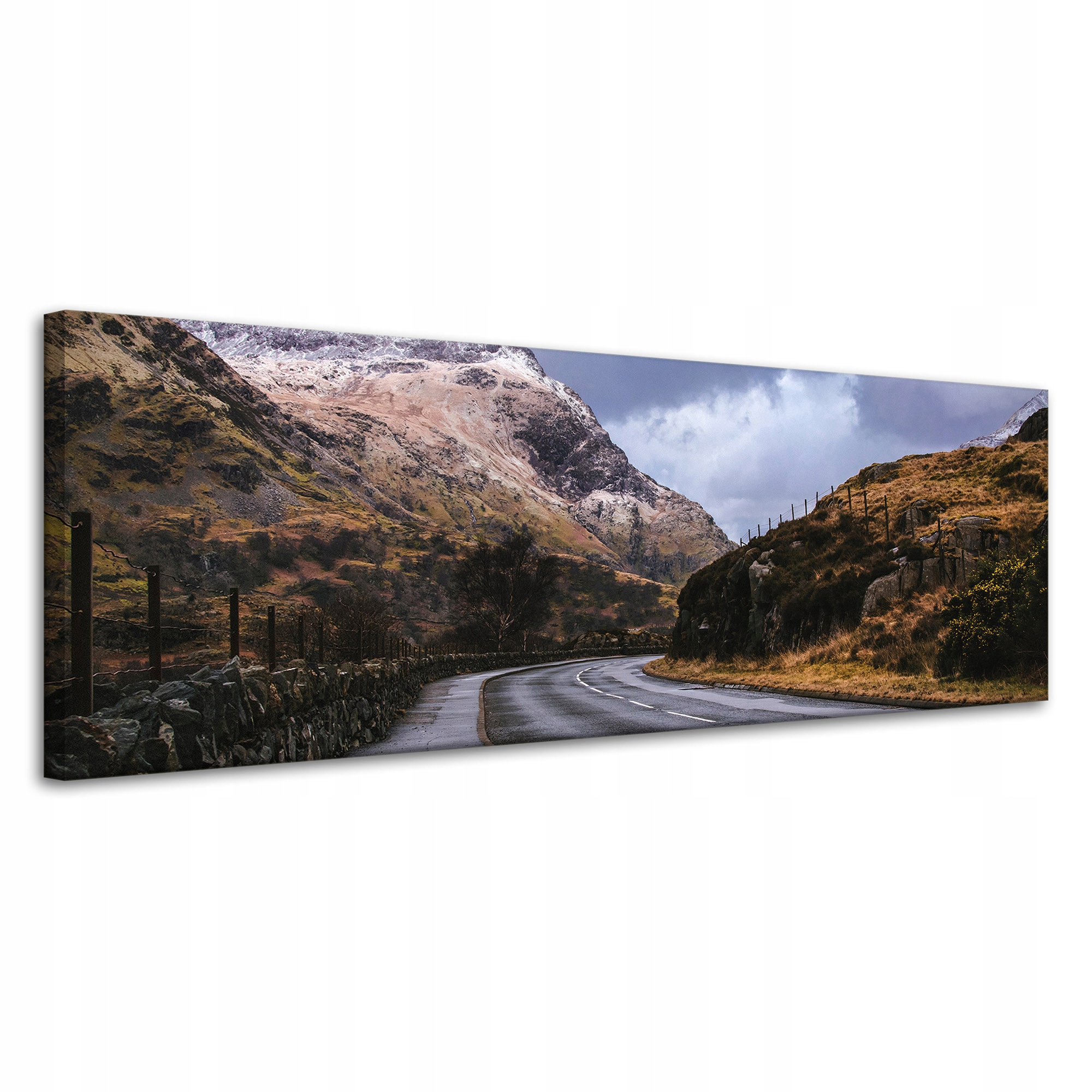 Obraz na plátně Příroda Cesta přes hory 120x40 cm