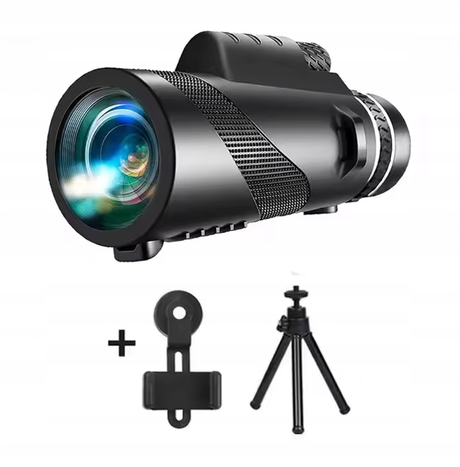 Monokular 80x100 Hd 5000M – Teleskop z Adapterem do Telefonu i Statywem