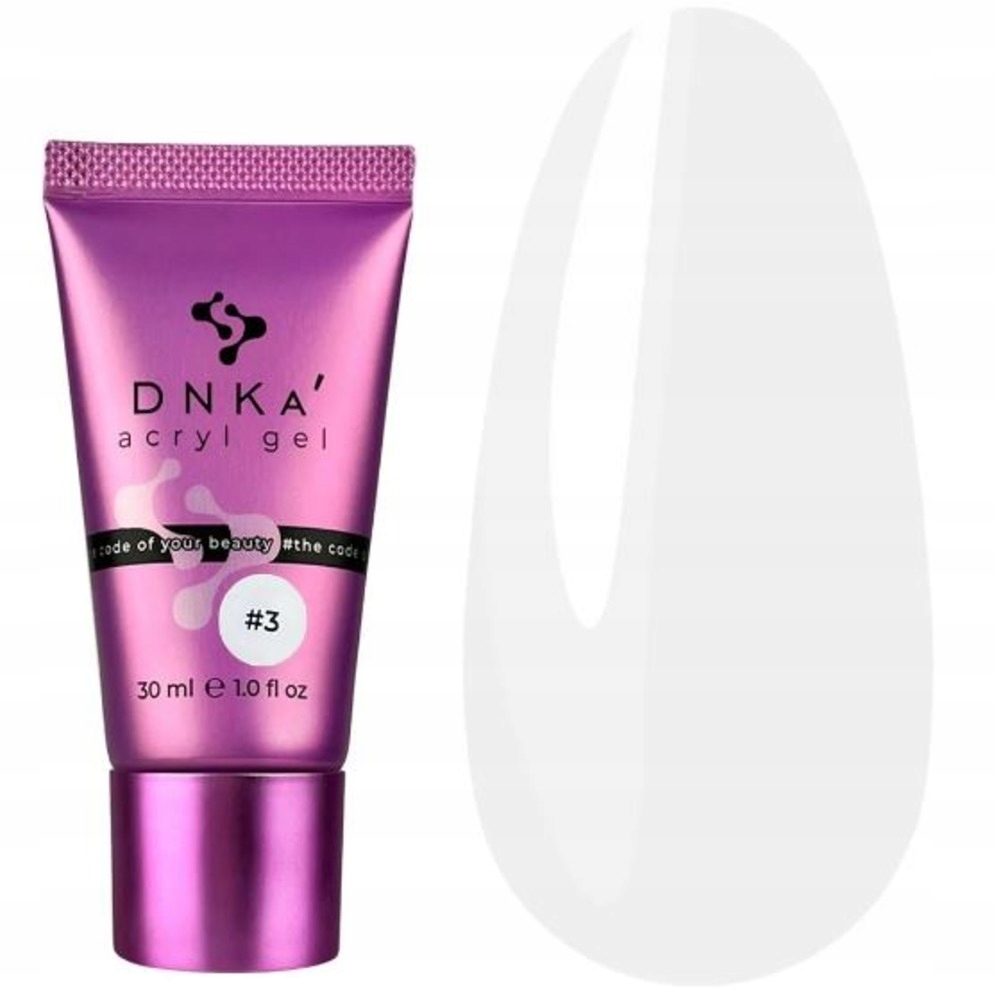 Gel DNKa Acryle Gel 0003 bílý 30 ml