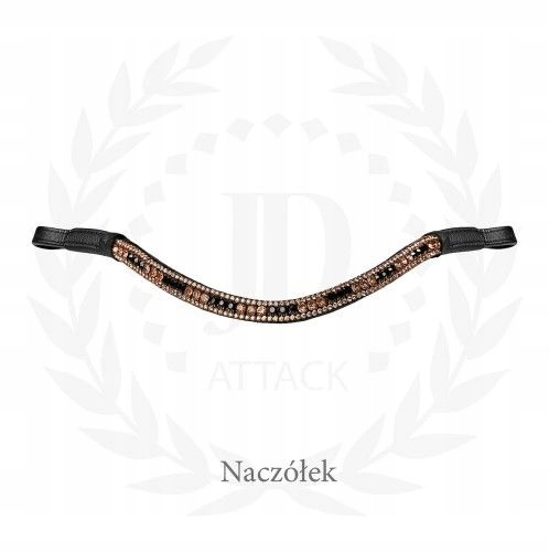 Naczółek odzobny z diamęcikami “Black & Rose Gold” – Jd Attack rozm.COB