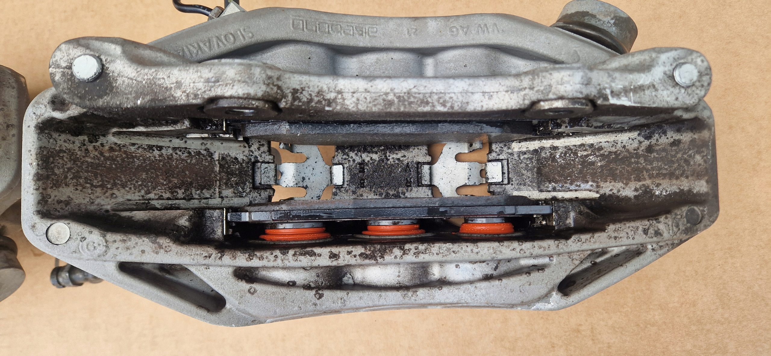 calipers front AUDI A5 A6 A7 4K0615105BD 4K0615106BD 375MM IDEAL
