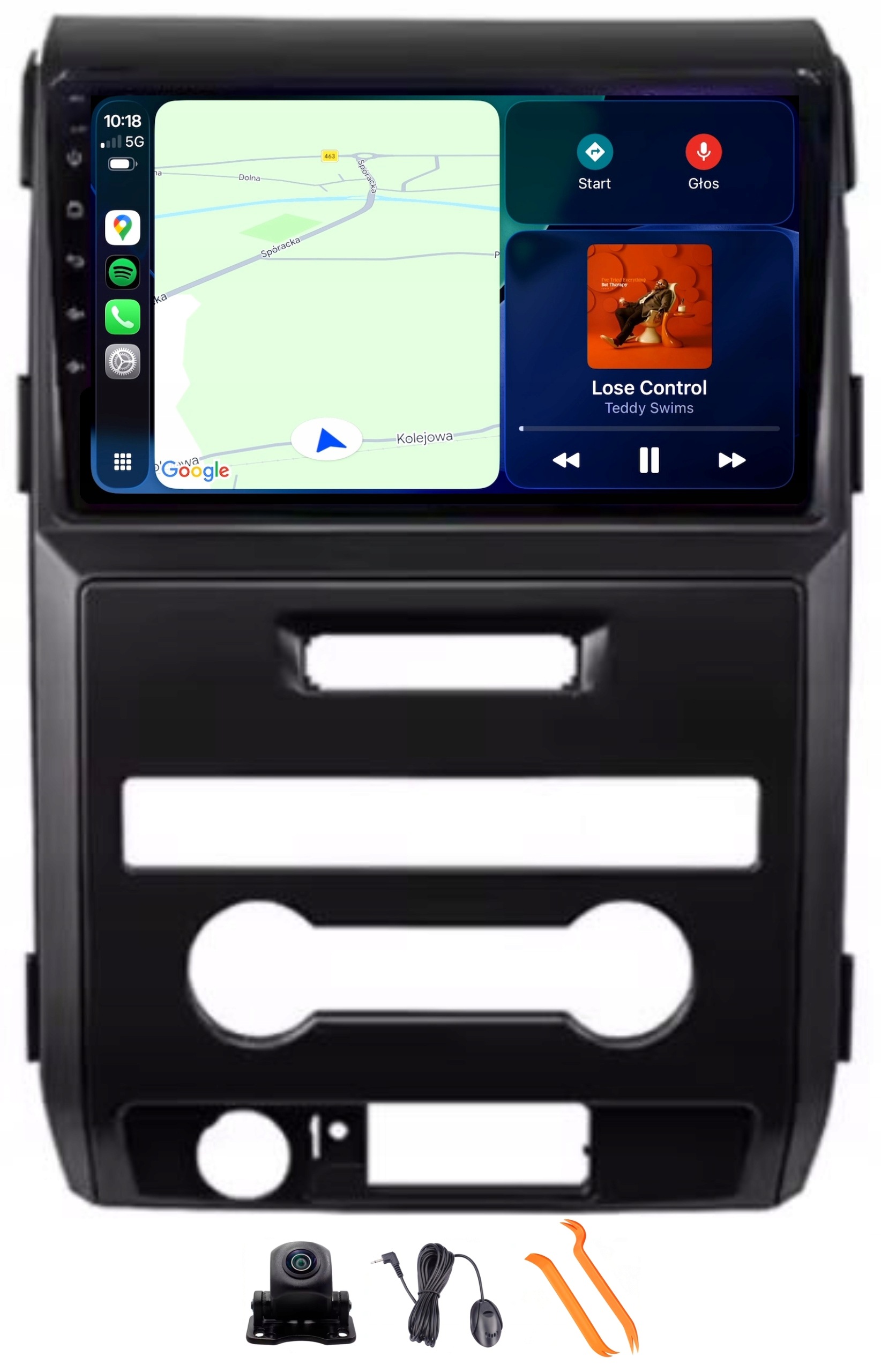 Radio Android Nawigacja Qled Carplay Lte Gps Dsp Ford F150 09-14