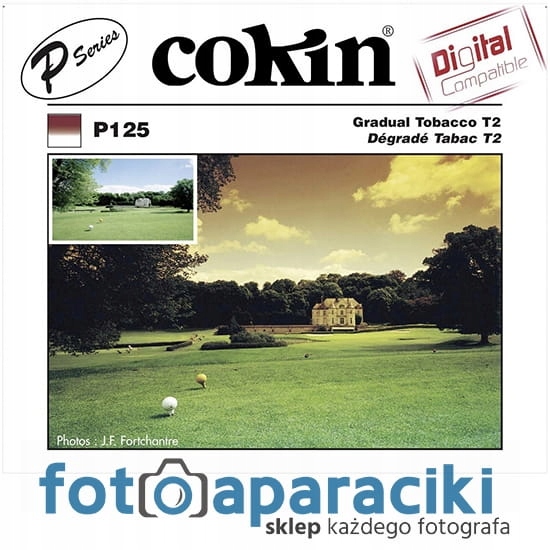 Filtr Cokin P125 połówkowy brązowy T2 systemu Cokin P Model P125