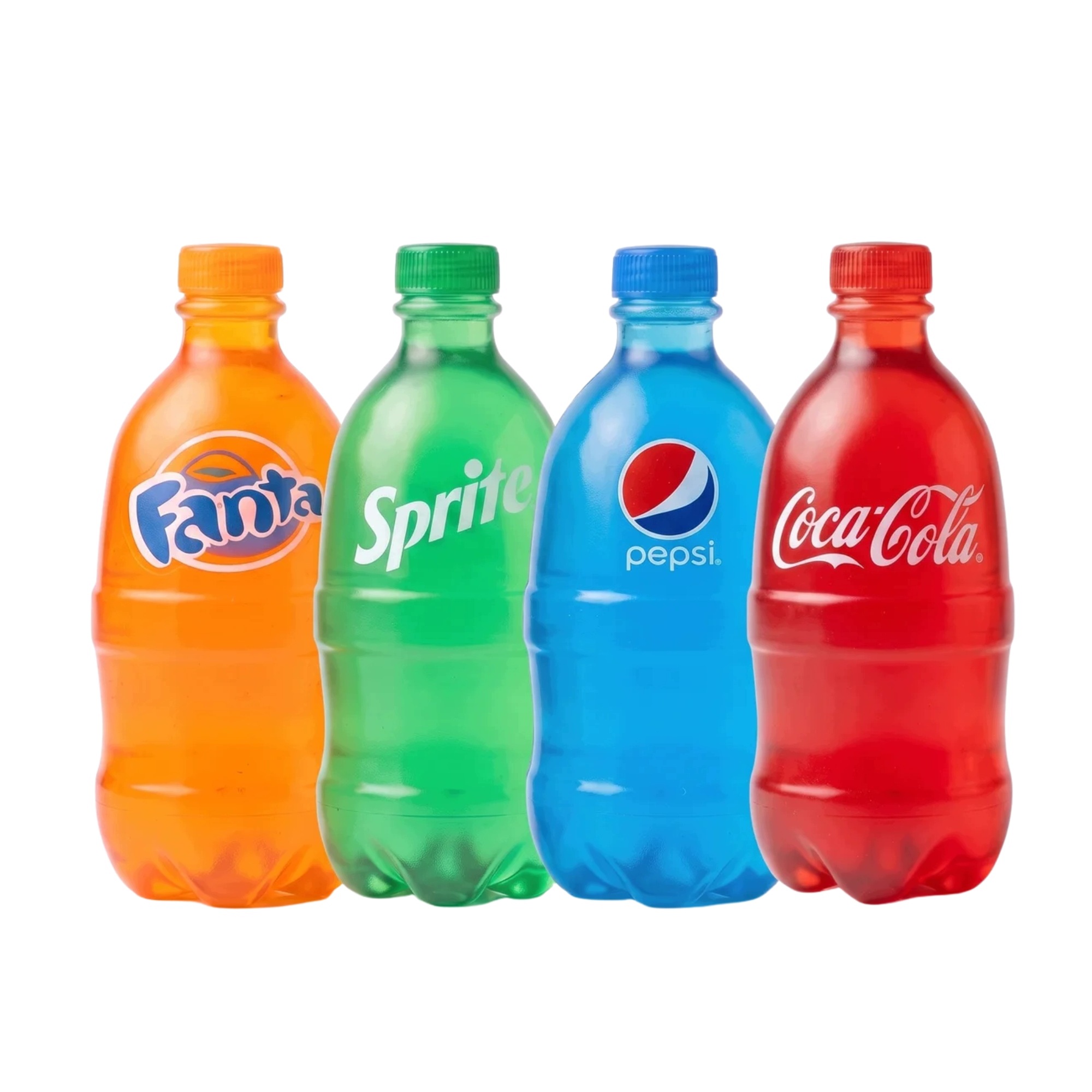 NeeDoh Gniotek Antystresowy Zestaw Butelek (Cola, Pepsi, Sprite, Fanta)