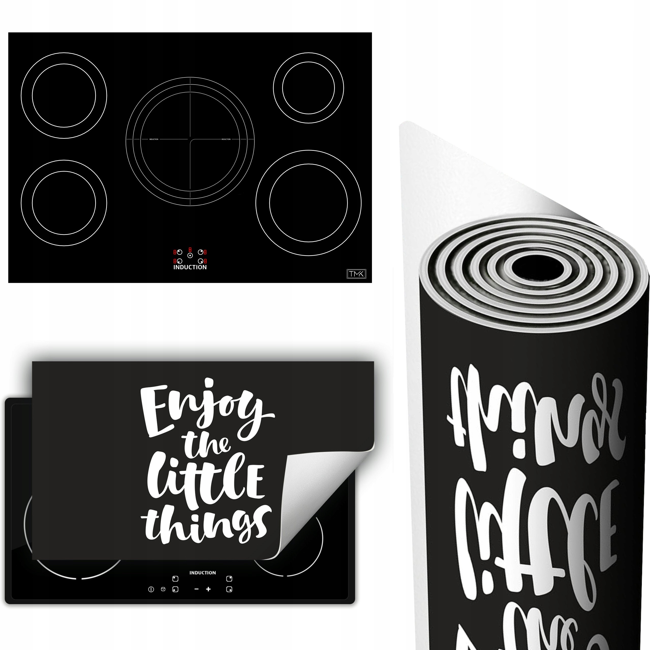 Vinylová Podložka Na Ochranu Kuchyňské Desky 90x52 nápis