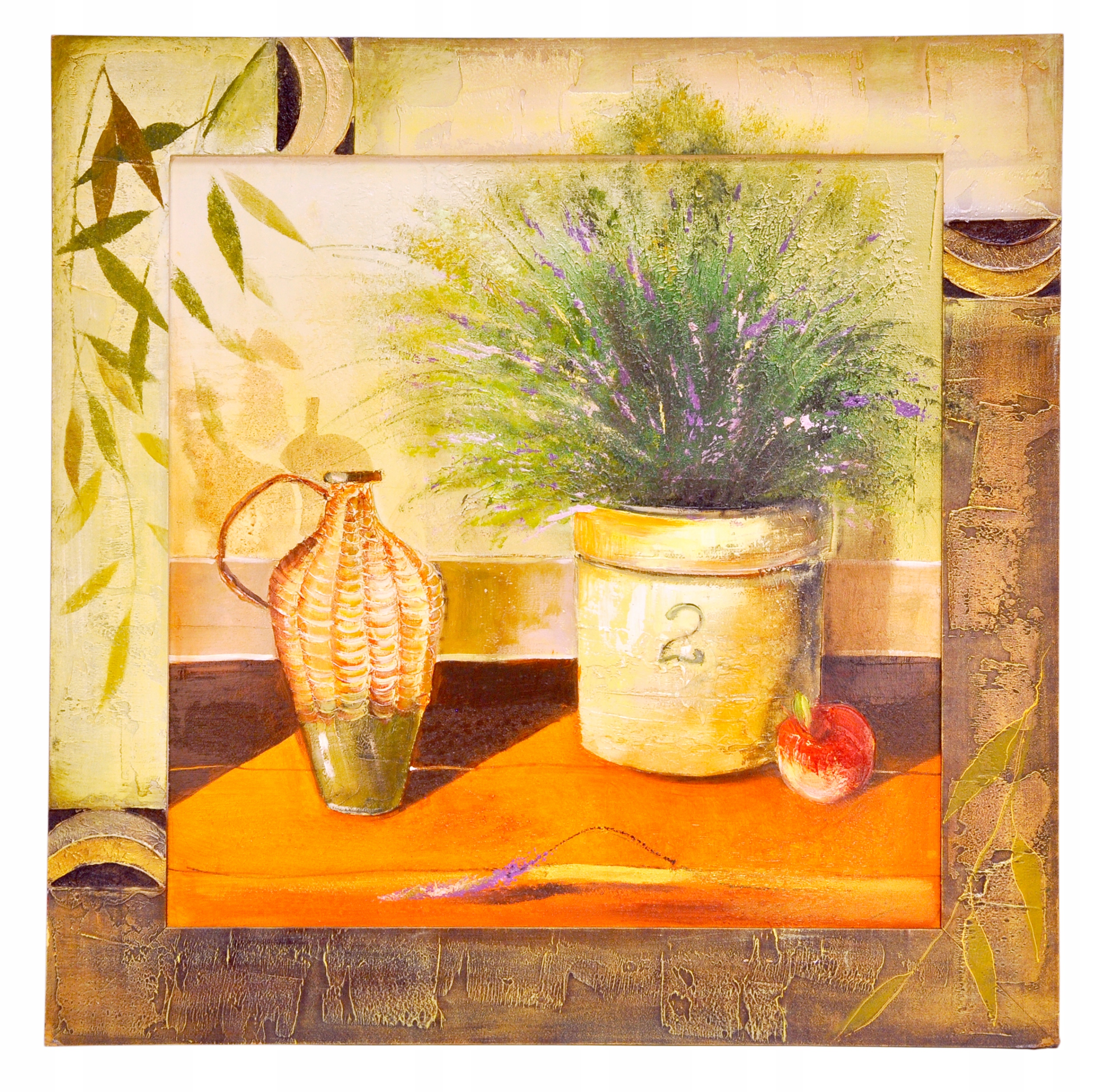 Ručne maľovaný obraz s olejom Mŕtva príroda 76x76