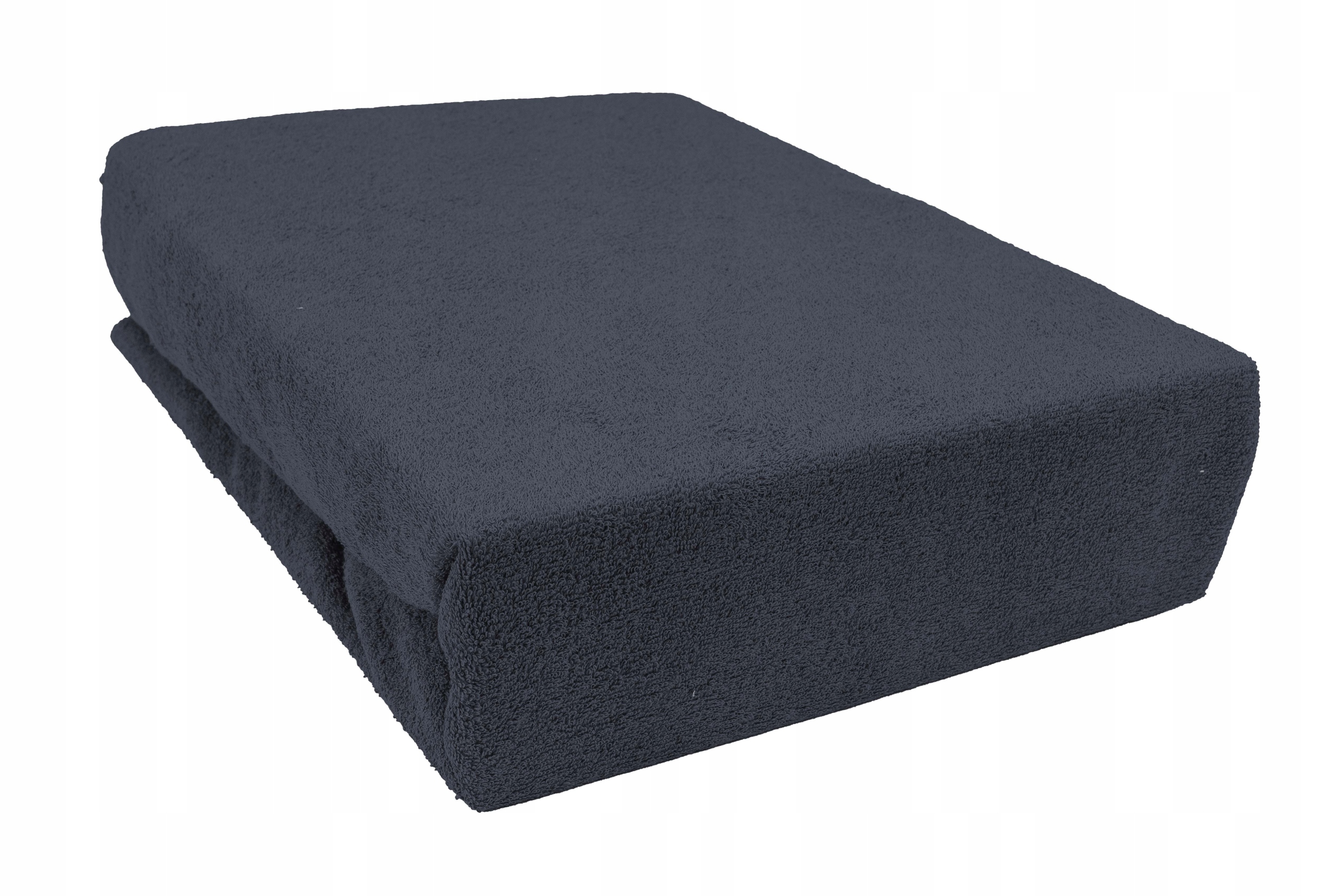 

Prześcieradło frotte z gumką 160x200 grafit Grube