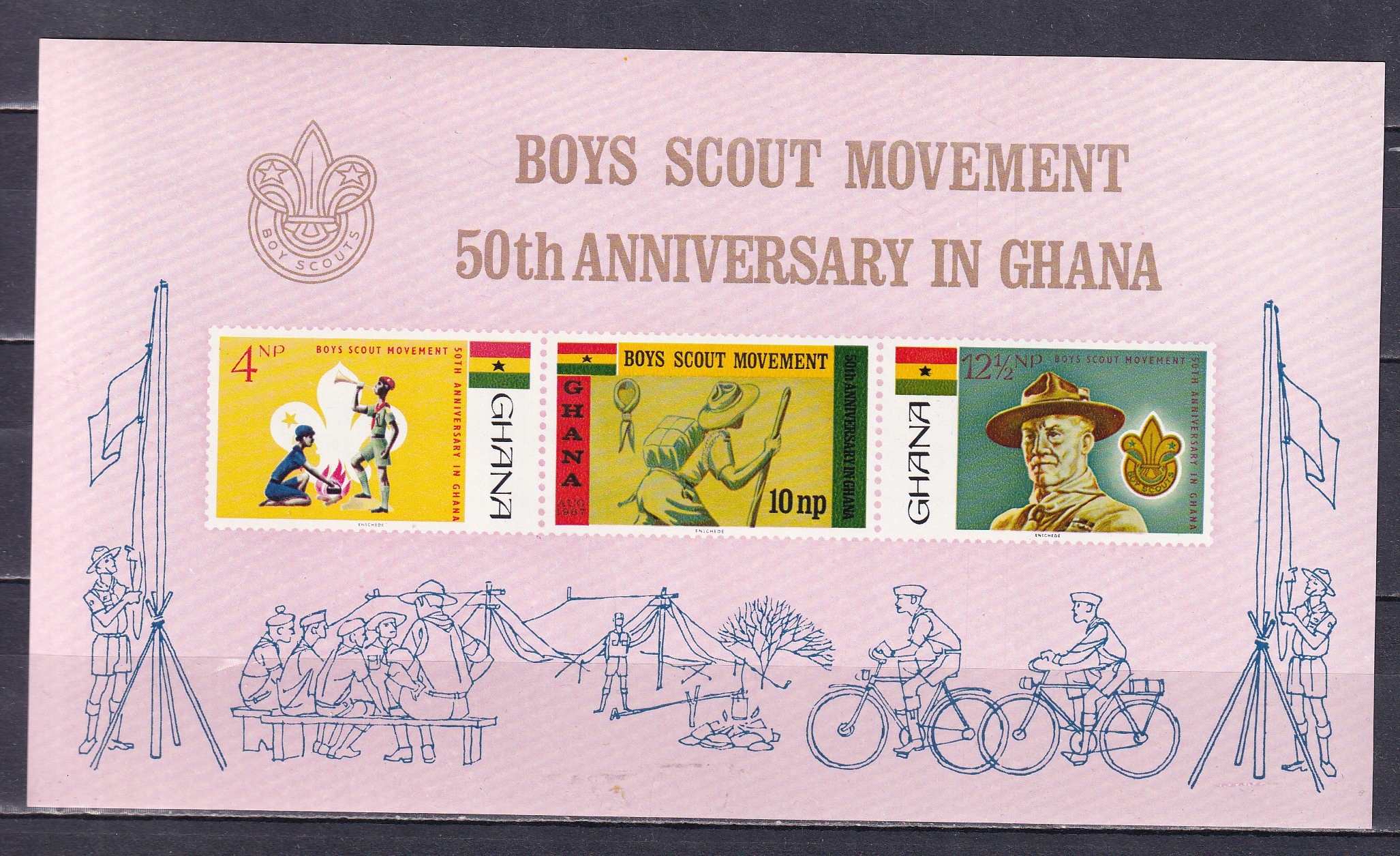 Ghana, Blok 27, 1967r., B8197