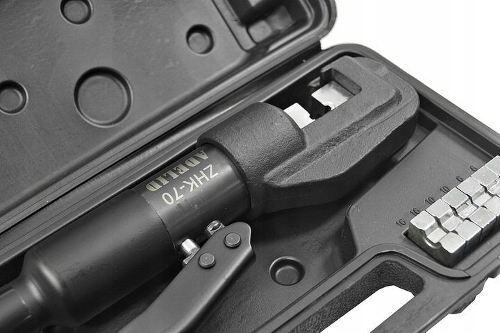 ZACISKARKA PRASKA HYDRAULICZNA DO KABLI 4-70 MM Kolor czerwony