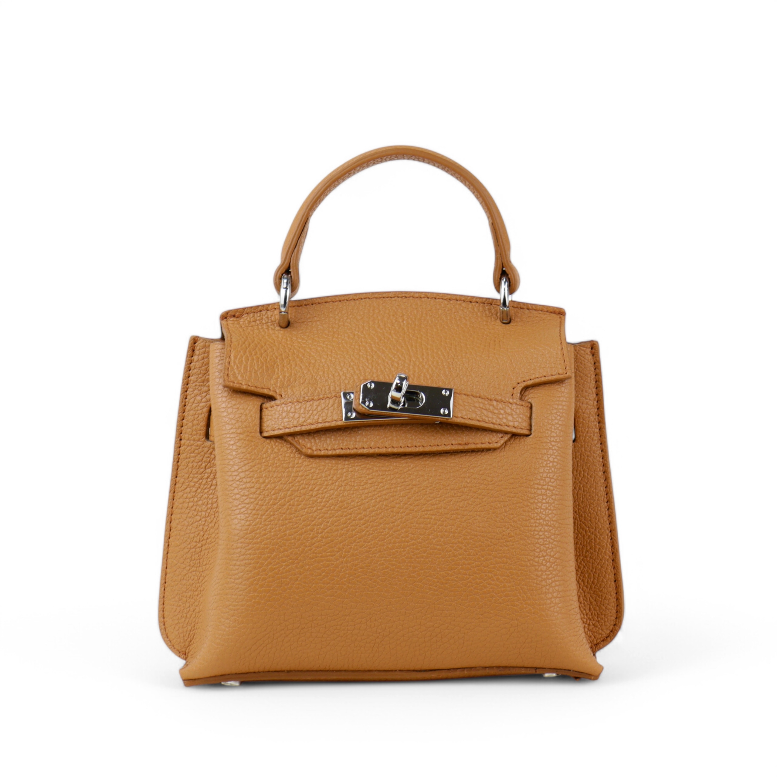 Dámská kabelka z přírodní kůže Aida-M červená