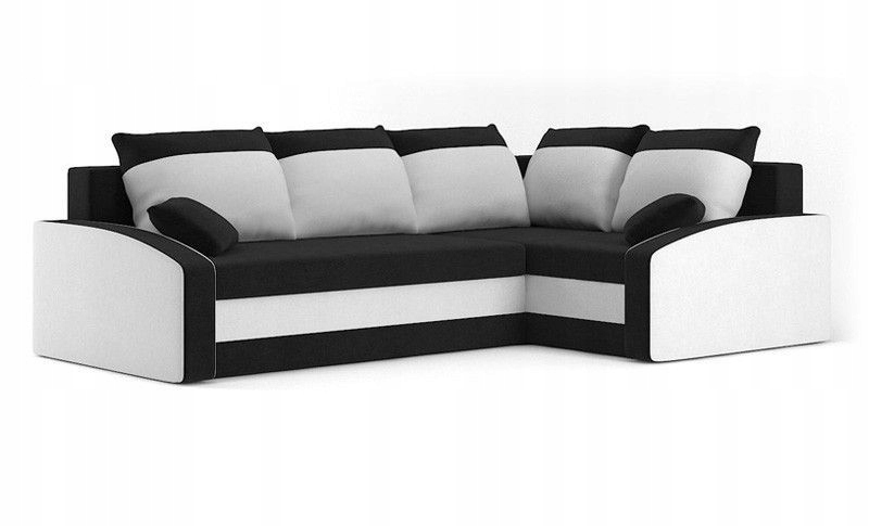 NAROŻNIK ROZKŁADANY do SALONU 235x185x75 cm