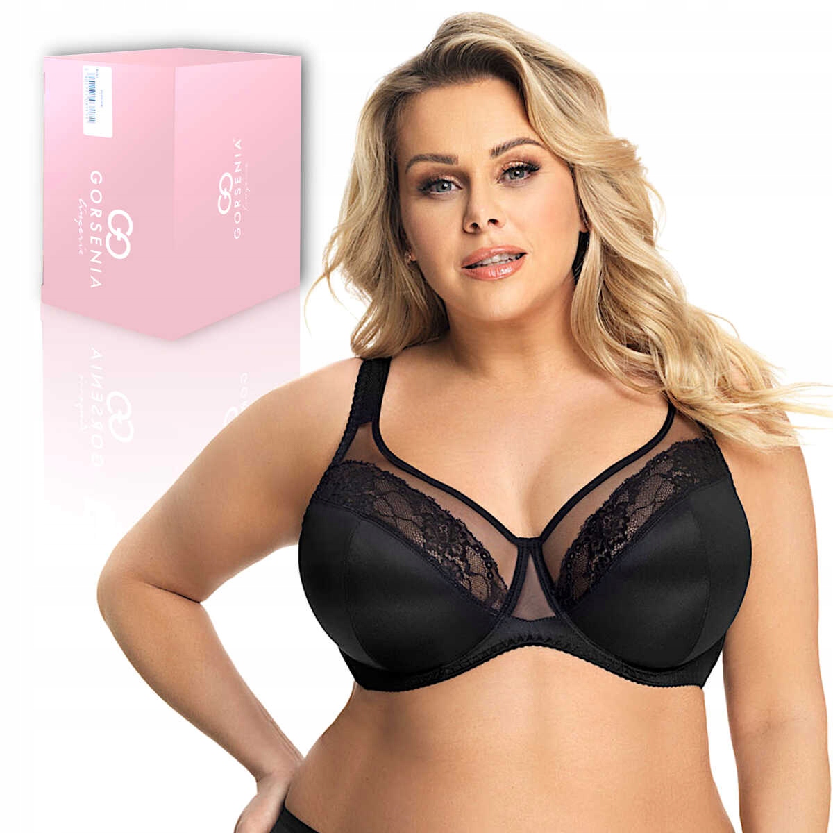 Gorsenia Měkká podprsenka s drátky Luisse 441 černá 100C