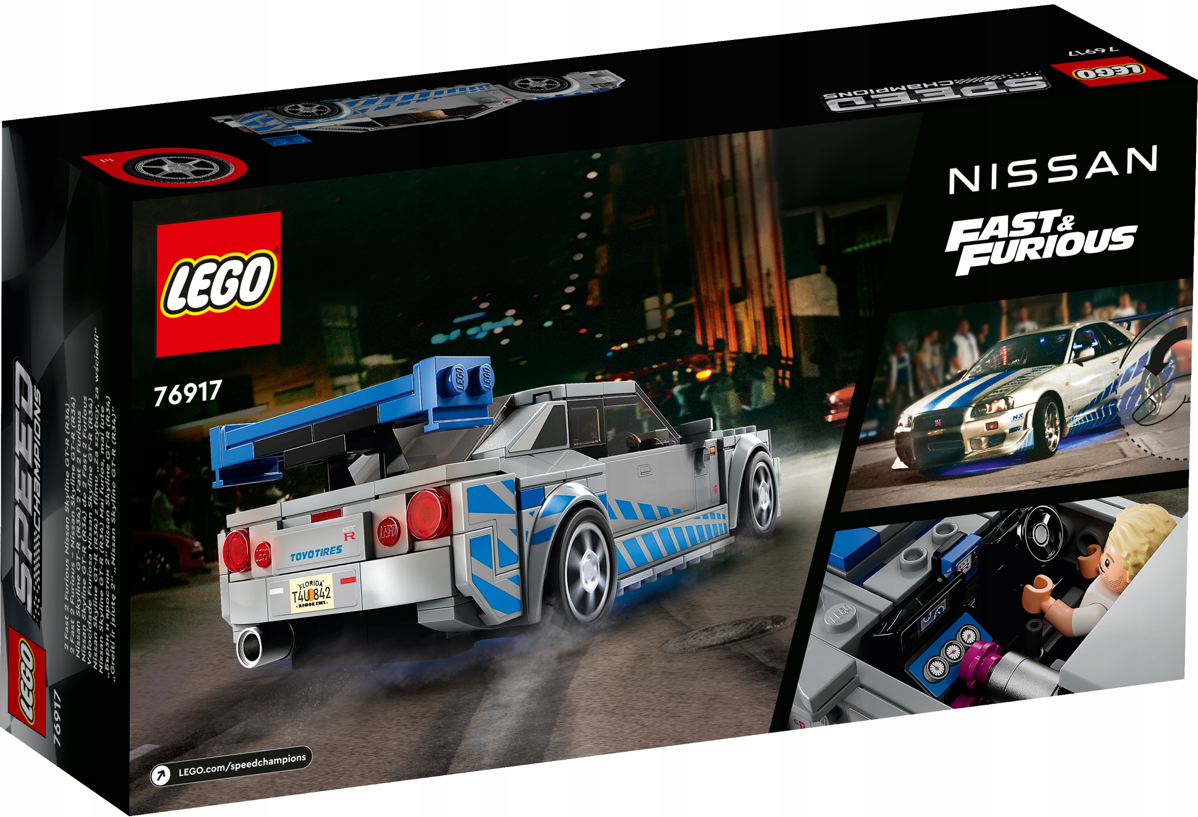 KLOCKI LEGO SPEED CHAMPIONS Nissan Skyline GT-R 76917 Marka LEGO