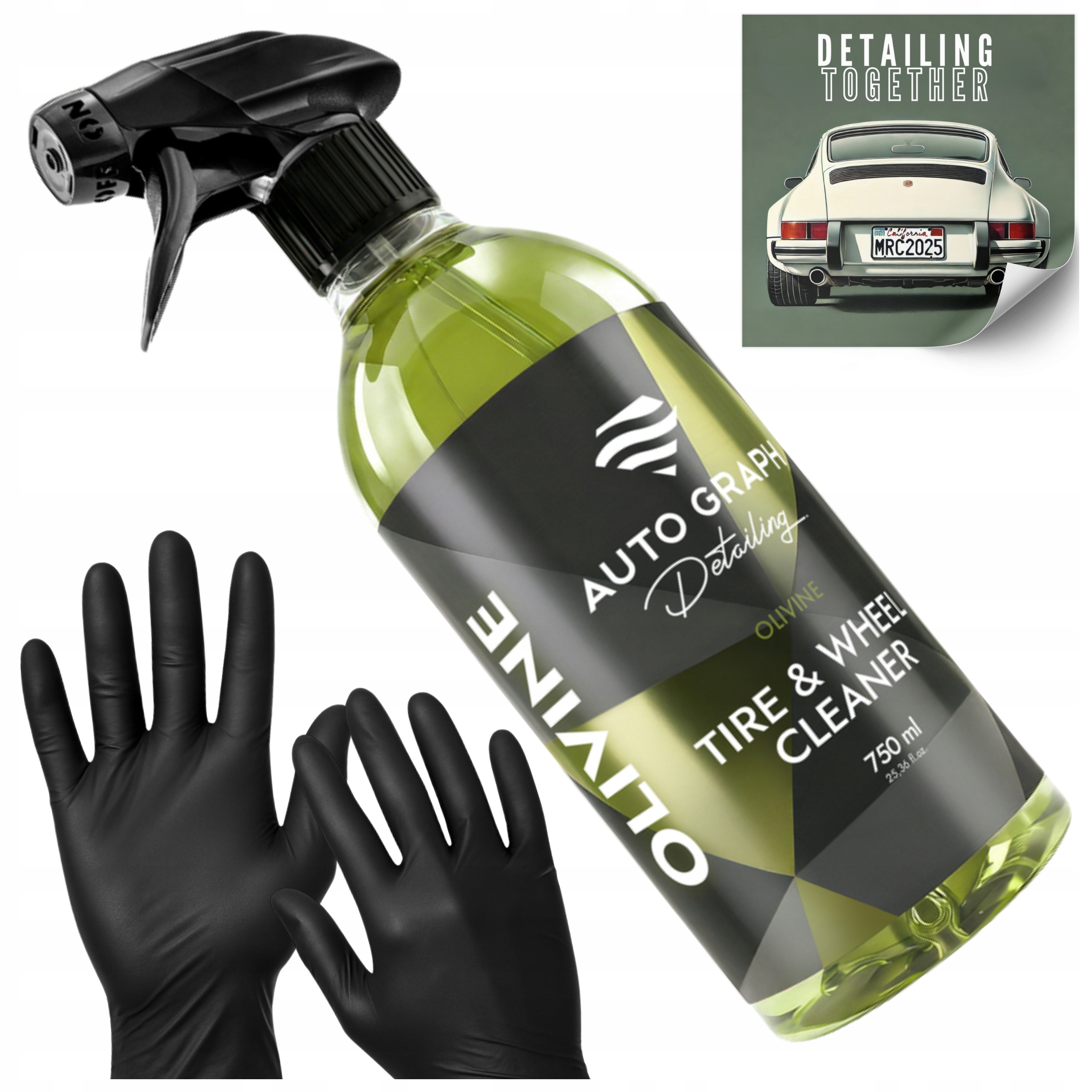 Produkt Do Czyszczenia Felg i Opon Auto Graph Olivine Tire & Wheel 750ml