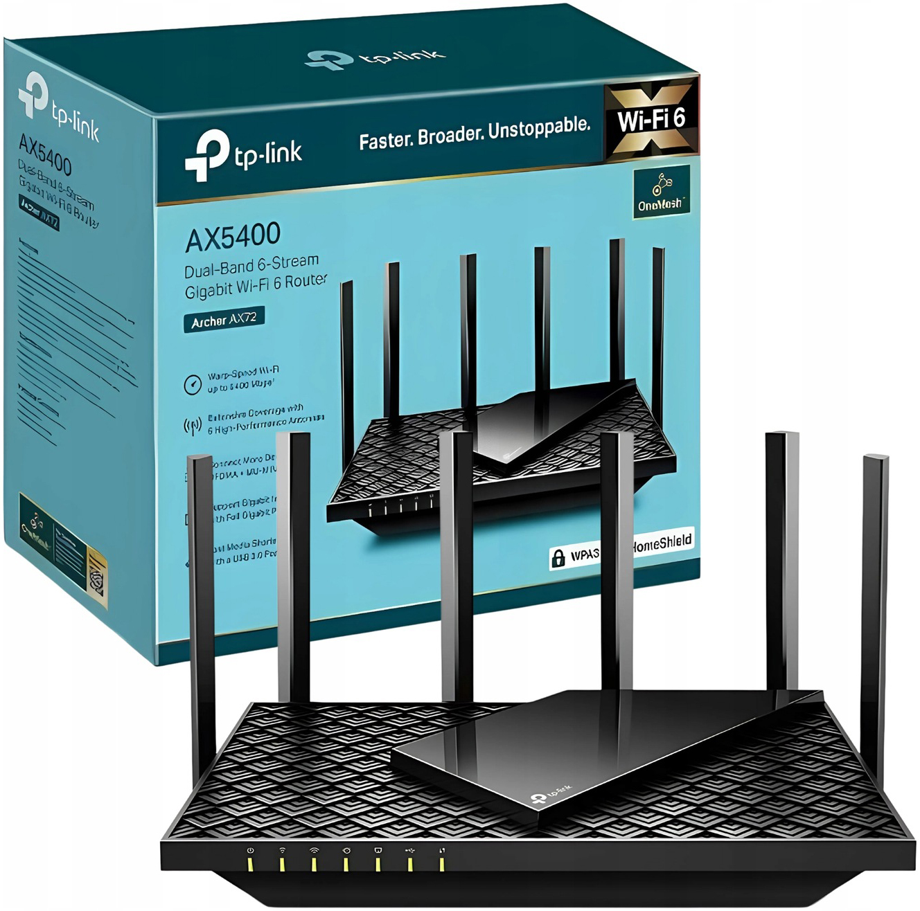 Router TP-Link Archer AX72 802.11ax (Wi-Fi 6)