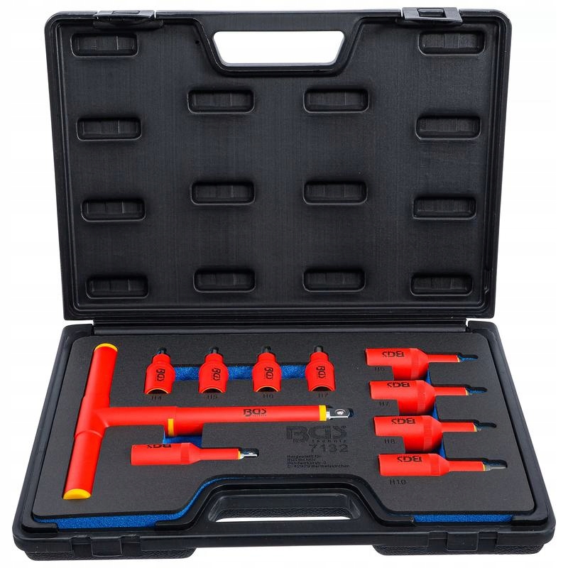 Sada 10 nástavcov na bity Vde, šesťuholník, Bgs 7132