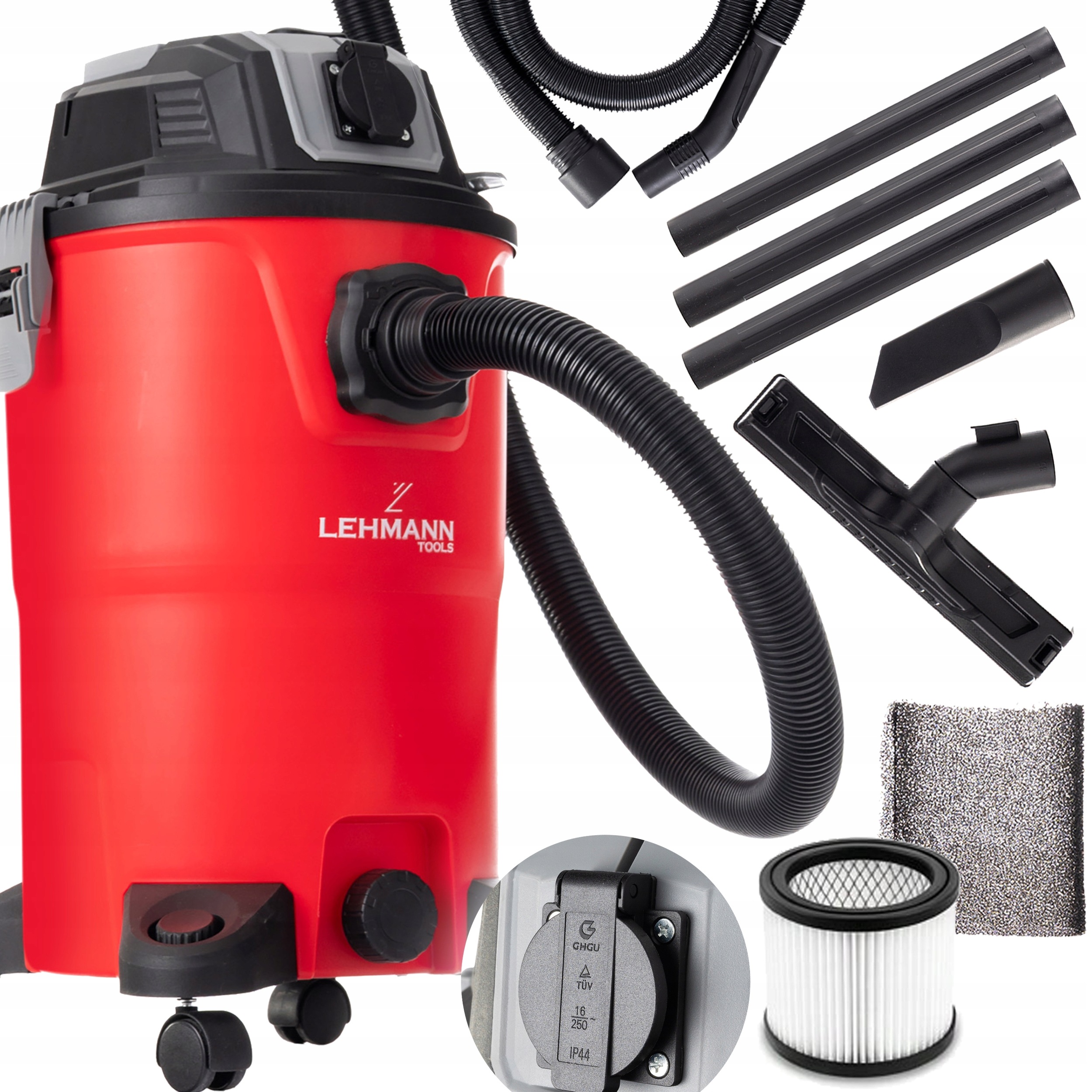 Vysavač Výkonný 3500 W S Mokrým Třepačem Prachu Ze Sádry