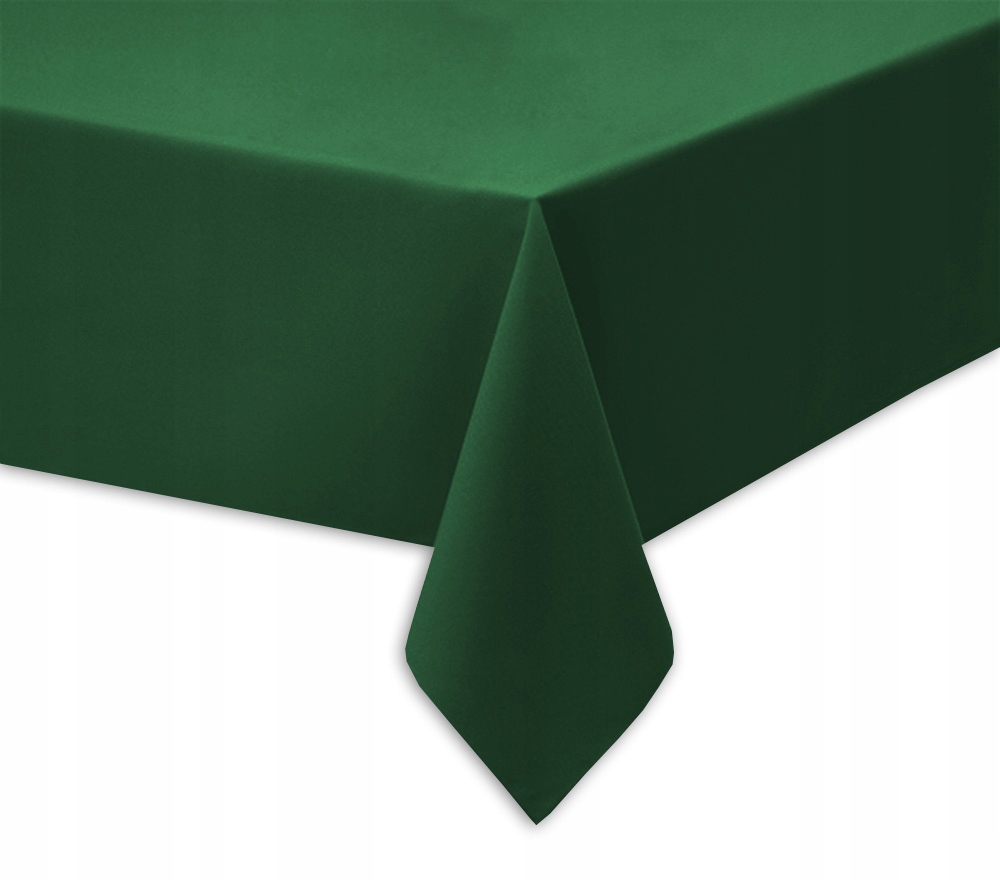 Obrus plamoodporny Gładki 140x350 C. Zielony