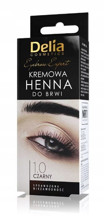 

Delia Henna w Kremie do Brwi 1.0 Czarna