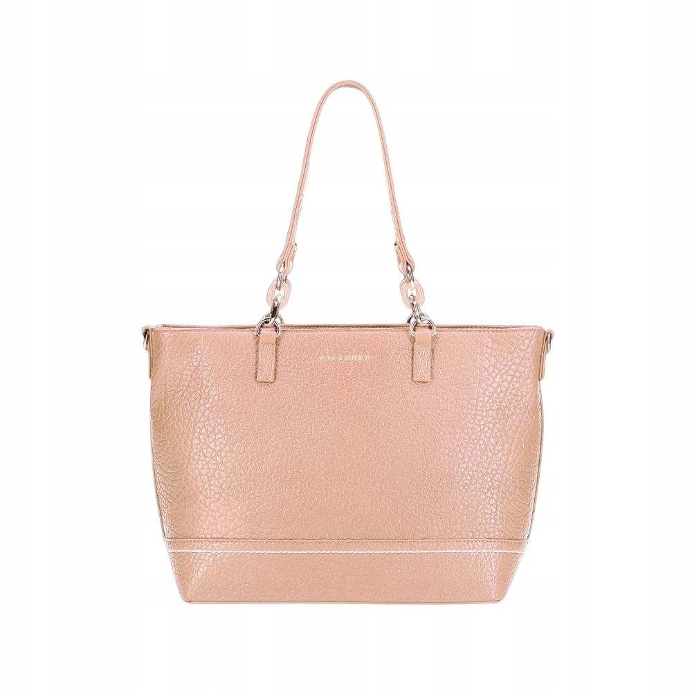 Elegantní dámská shopperka Wittchen 101-4Y-710-P růžová ekokůže