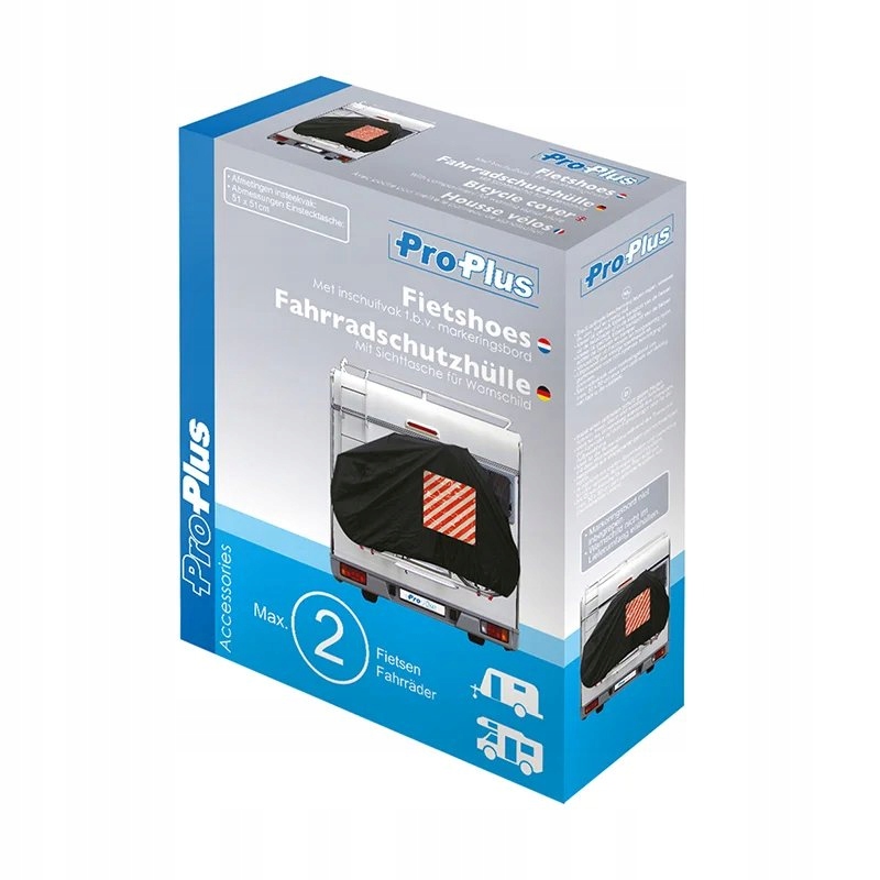 POKROWIEC NA 2 ROWERY NA TYŁ KAMPERA i PRZYCZEPY Waga produktu z opakowaniem jednostkowym 0.99 kg