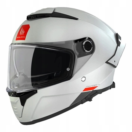 Kask MT THUNDER 4 SV SOLID GLOSS WHITE GRATISY Rozmiar S