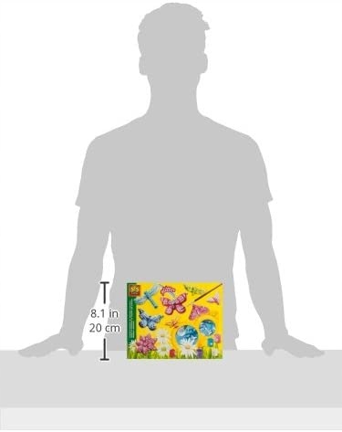 Motyle z brokatem odlewy gipsowe 5+ SES 01131 Wysokość produktu 20 cm