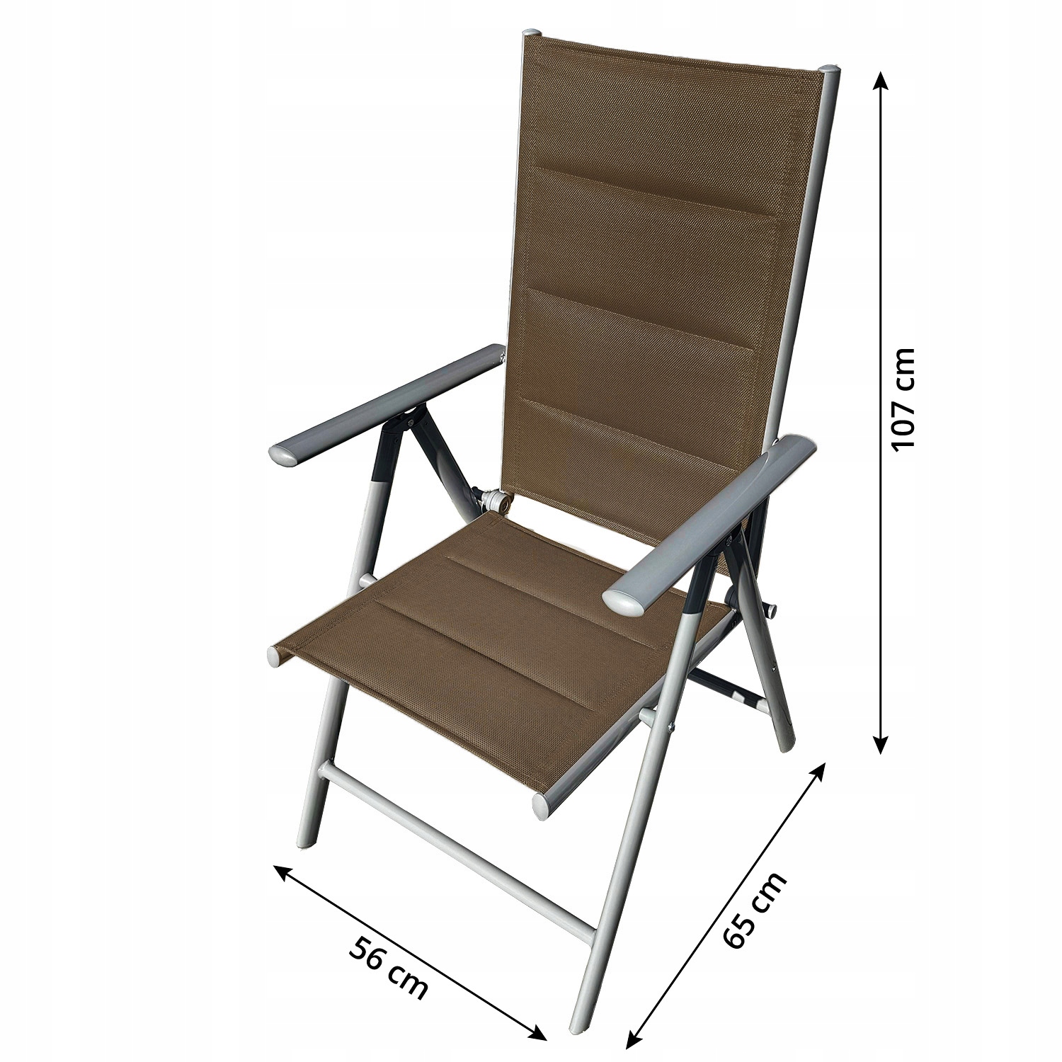 Zestaw mebli ogrodowych HARMONY brązowy aluminiowy 6 krzeseł + stół PREMIUM Rodzaj stół i krzesła