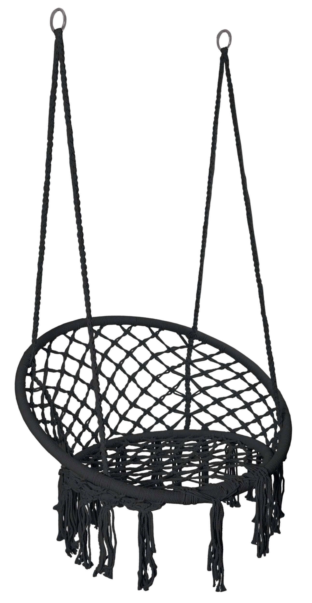 Závěsné křeslo Čapí hnízdo Togo černé
