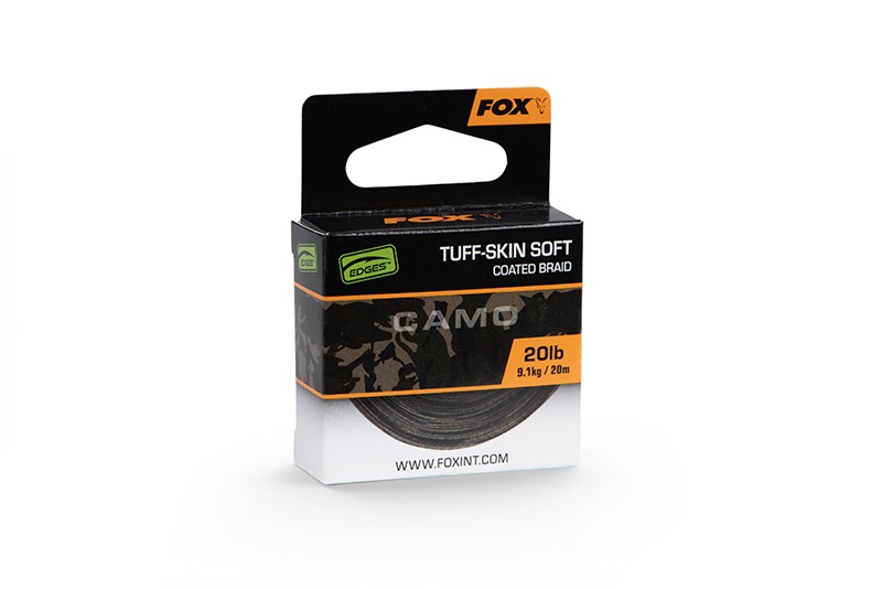 Plecionka przyponowa Fox Edges Tuff-Skin Soft 35 lb 15,8 kg 20m Camo