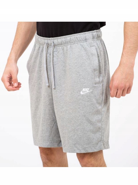Kraťasy kraťasy Nike bavlněné, šedé, sportovní, před kolena, velikost XL
