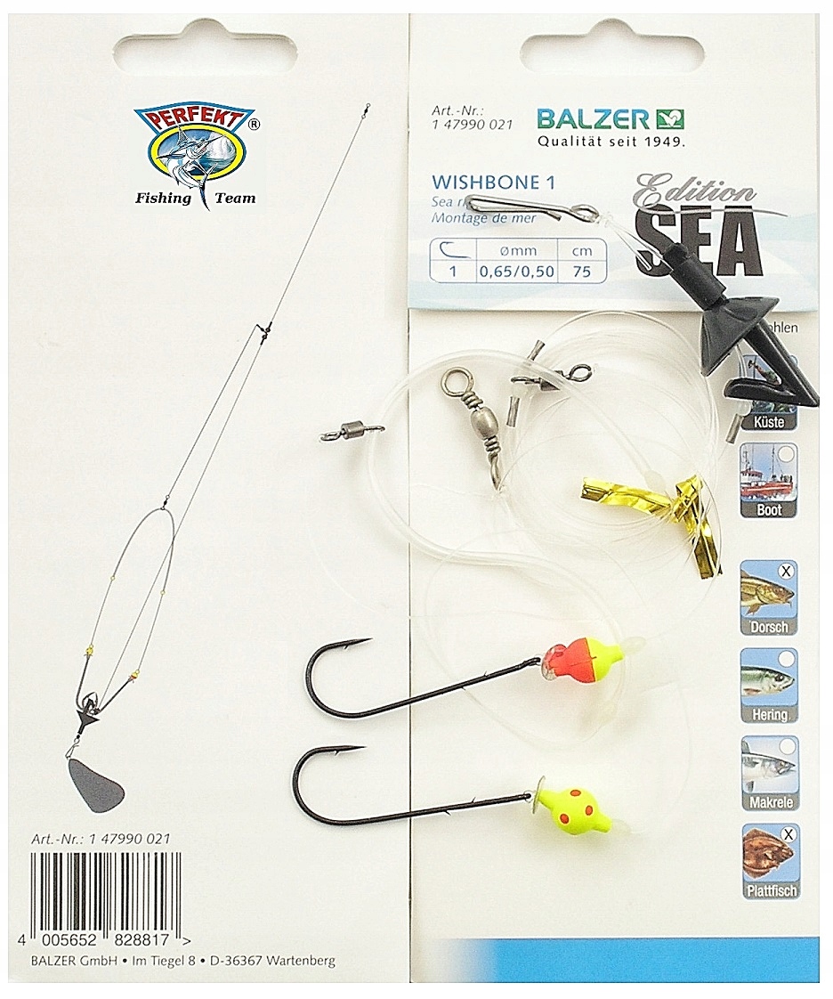 SURFCASTING ŁOWIENIE Z PLAŻY SYSTEM B-021
