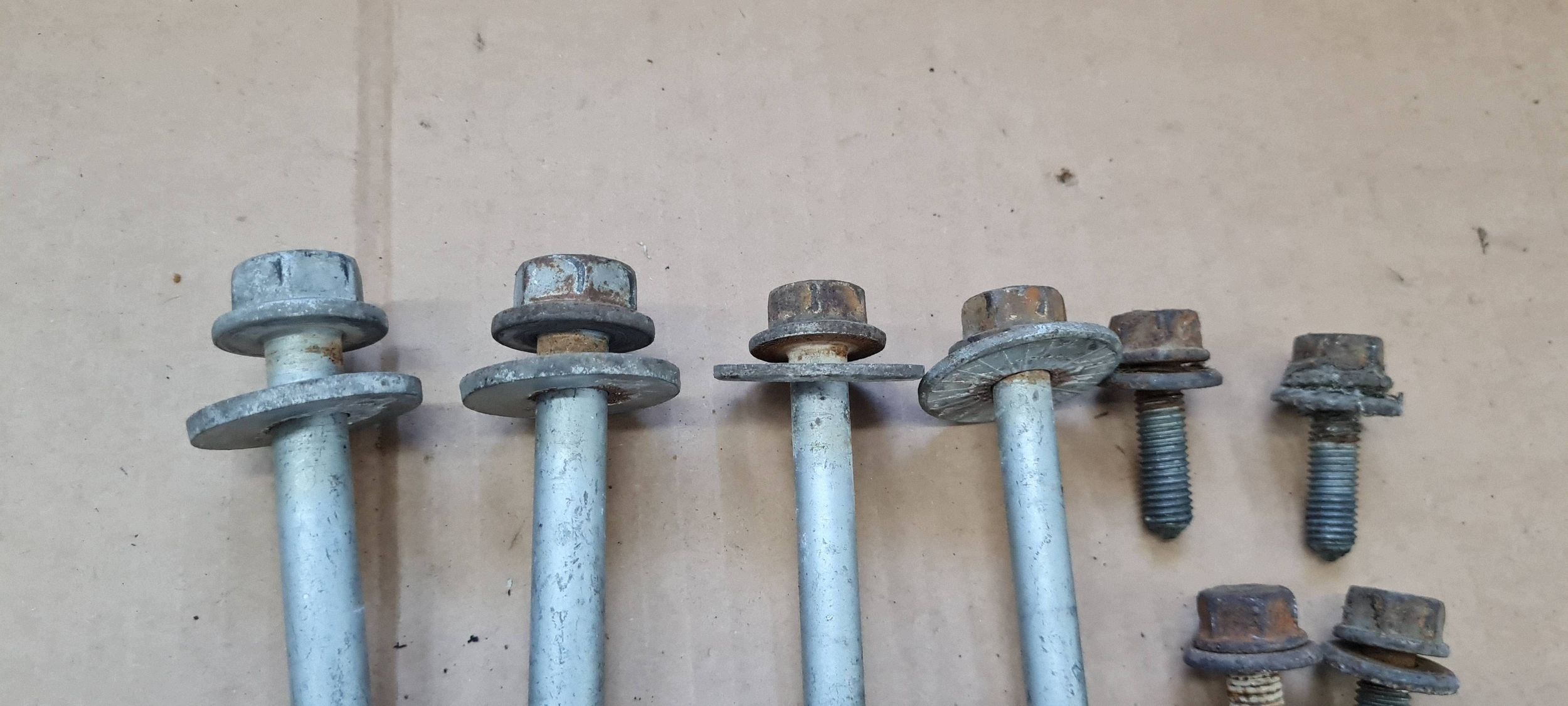 A7 4G screws springing rear part SANEK axle beam siders A6 C7 4G A4 B8 A5