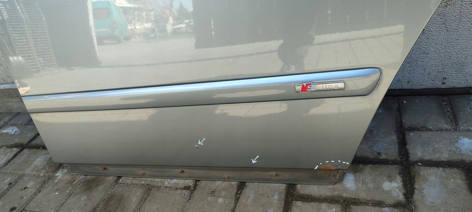 door rear part rear. left Audi A4 B7 kombi LY7G