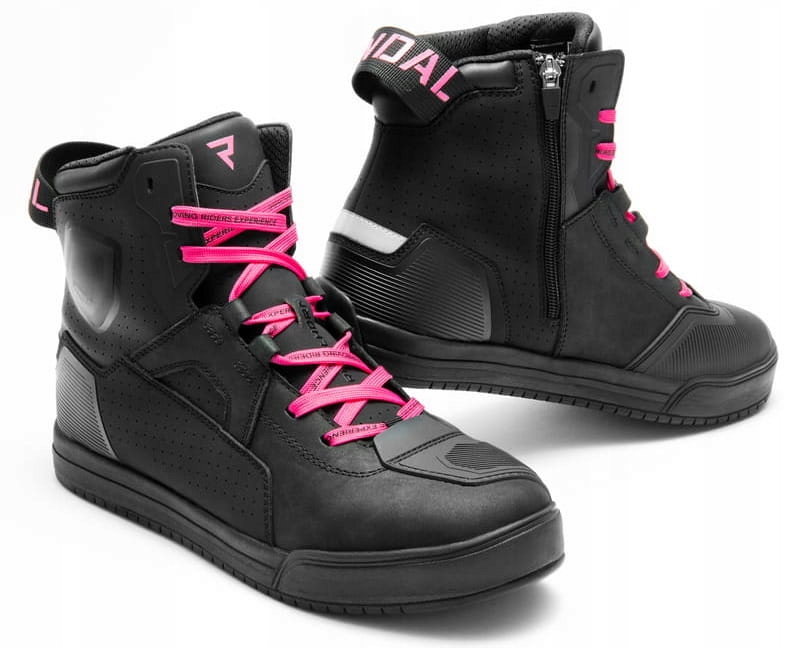 Rebelhorn Vandal II Lady Black Pink Dámske Motocyklové Topánky, Mestské