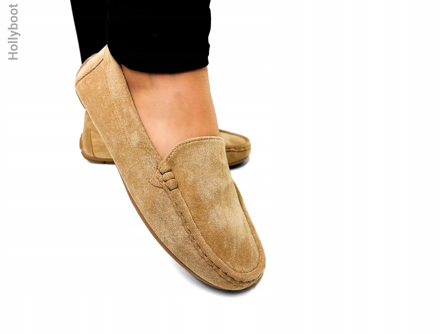 

Beżowe Miękkie Zamszowe Mokasyny Na Haluksy 38