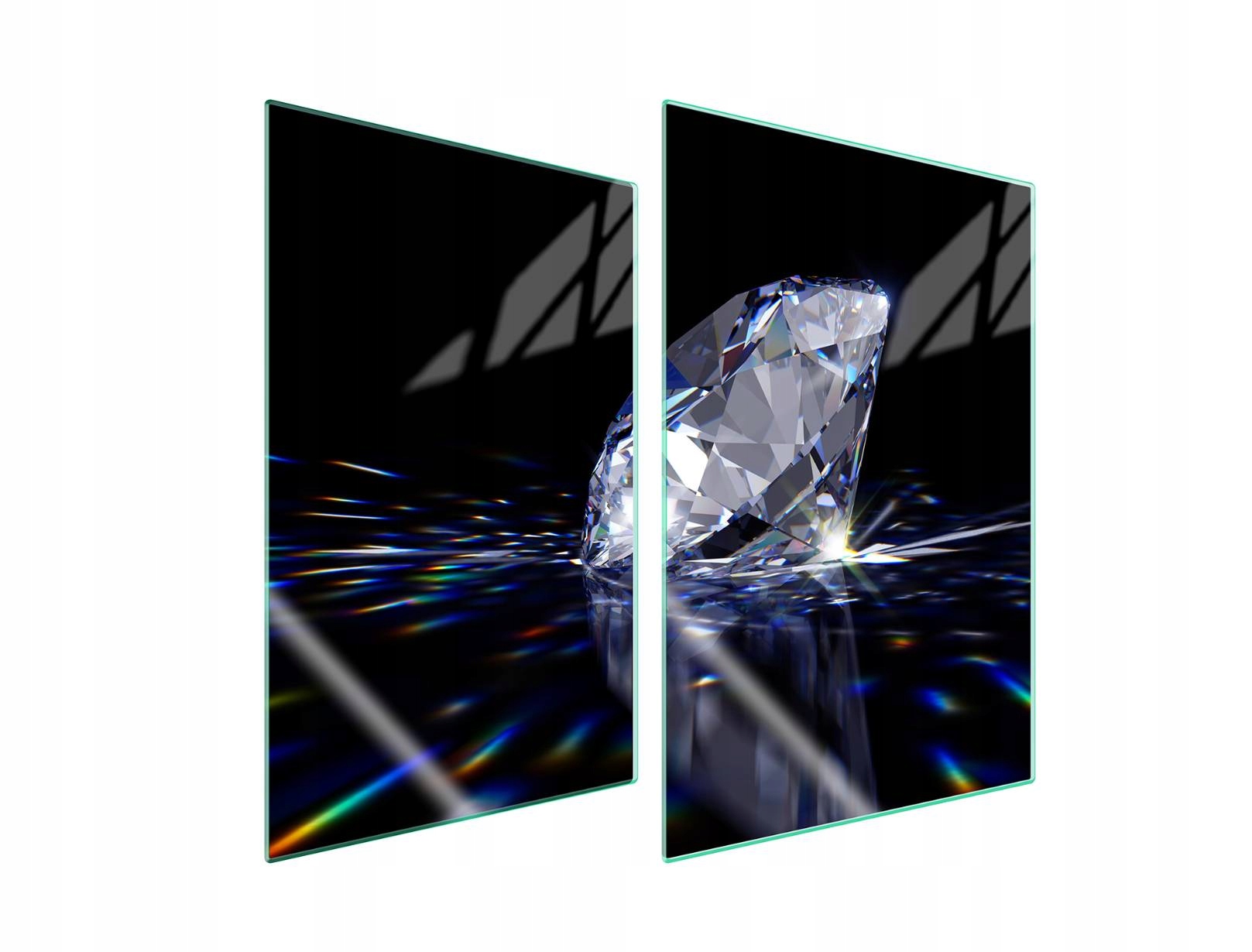 7v1 Skleněná ochranná deska na sporák 2x35x52 Diamant