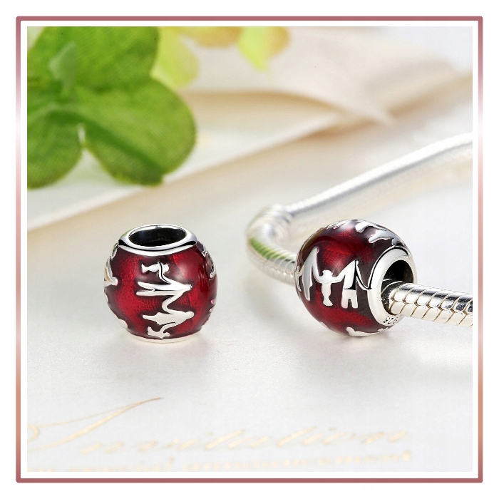 Charms RODZINA zawieszka S925 na DZIEŃ MATKI Marka A.R. Silver