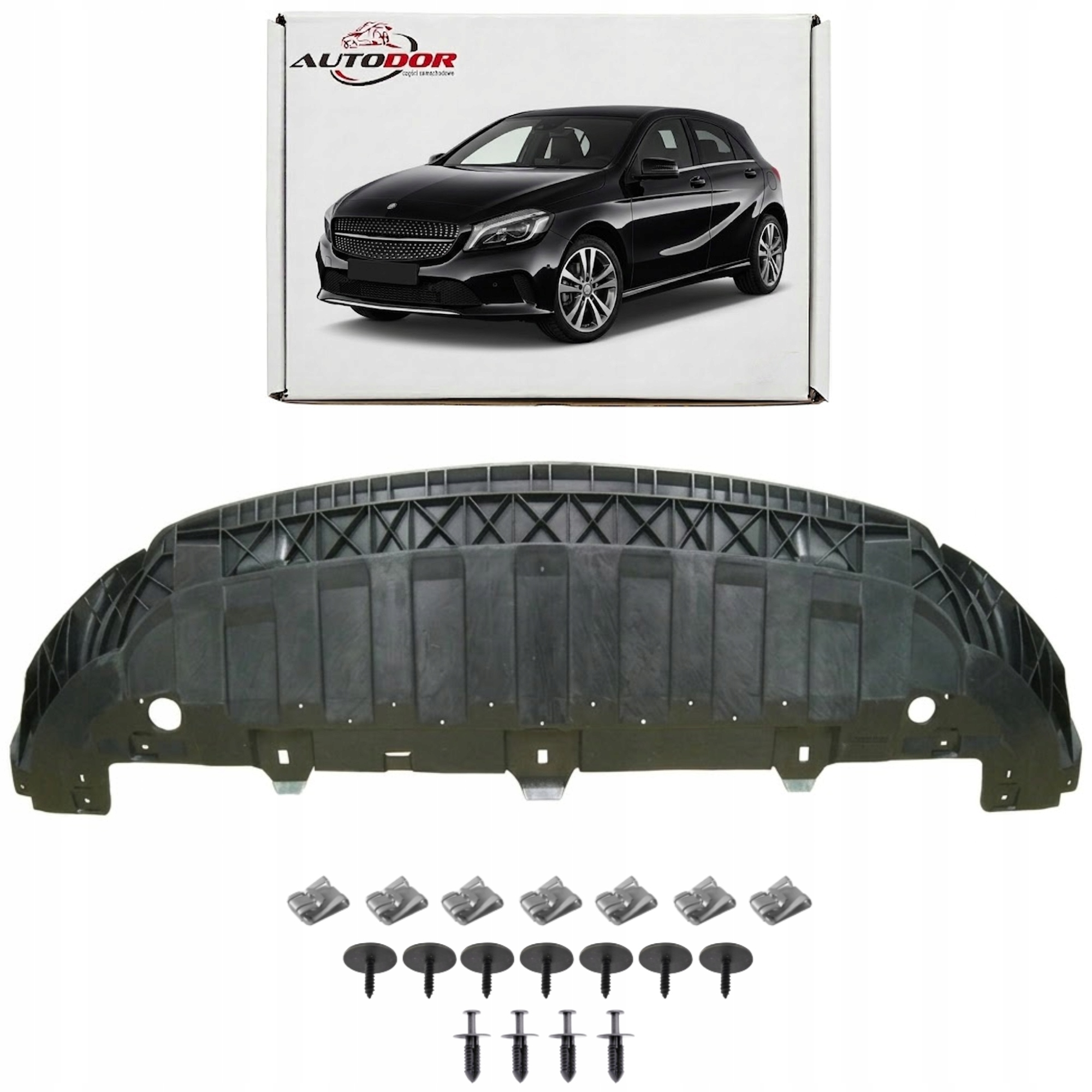 Mercedes Třída A W176 B W246 Cla W117 Krytka Deska Pod Nárazník Spony