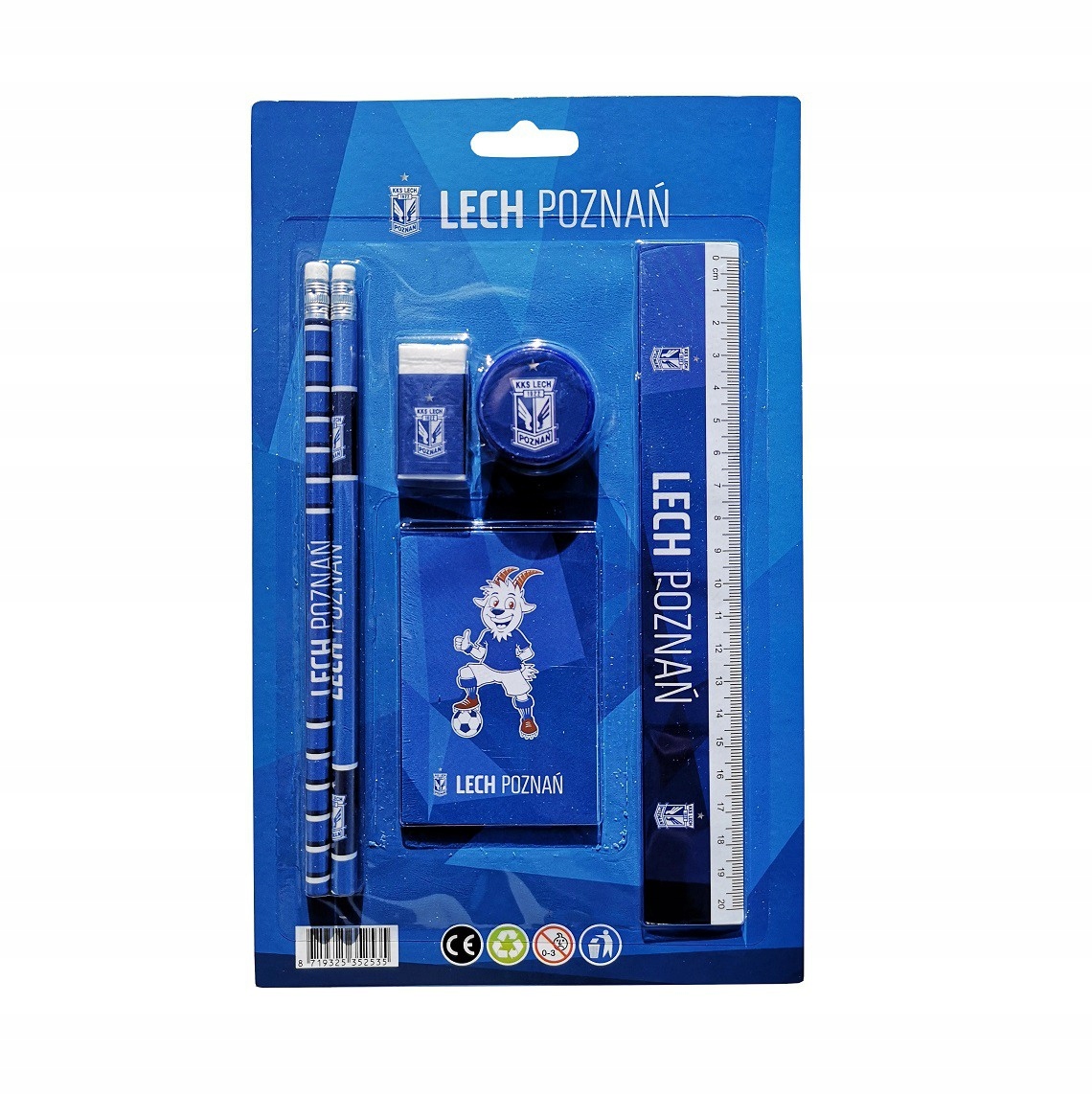 ZESTAW SZKOLNY LECH POZNAŃ 6 ELEMENTÓW