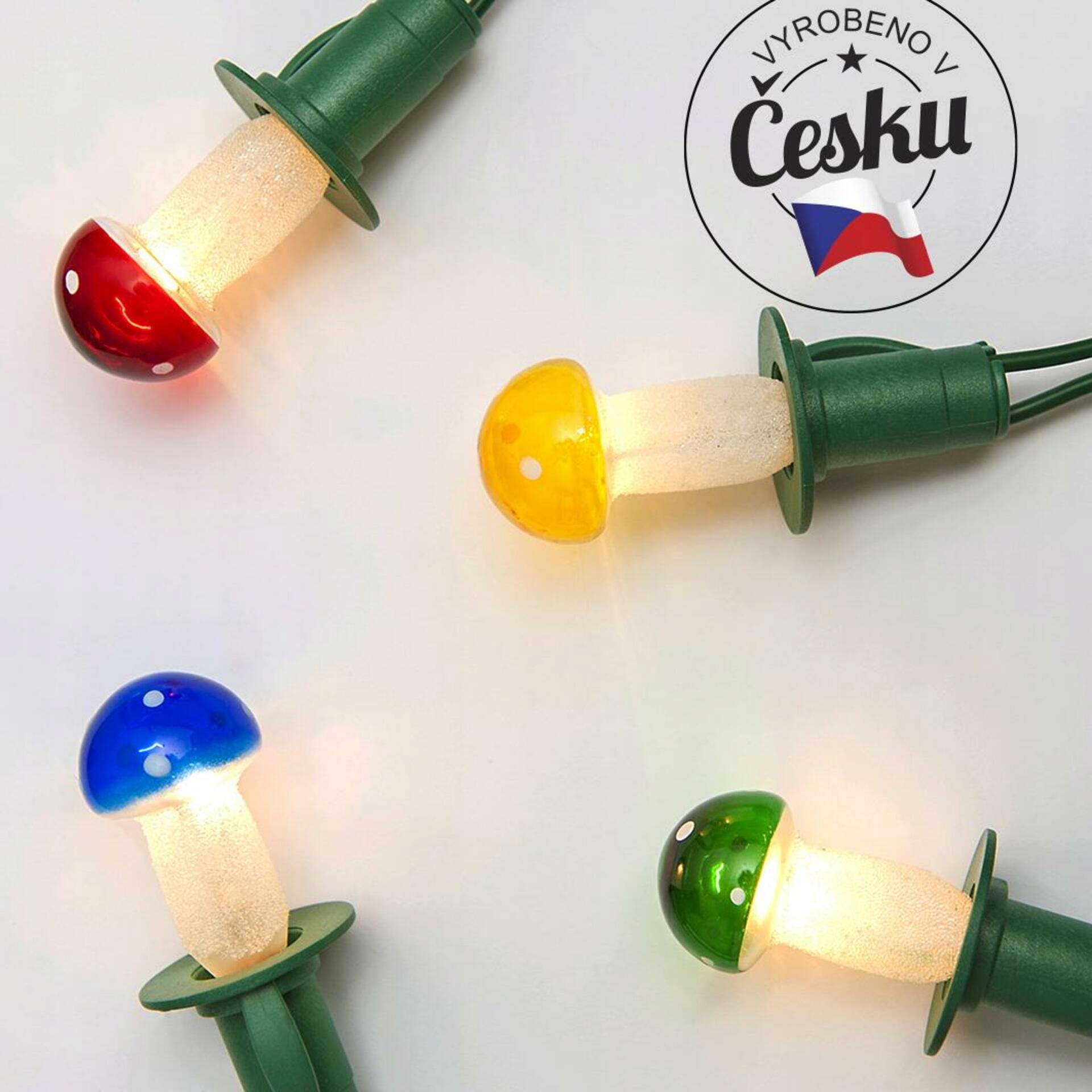 Exihand Súprava Muchotrávka farebná TV-12, 12 žiaroviek 20V/0,1A