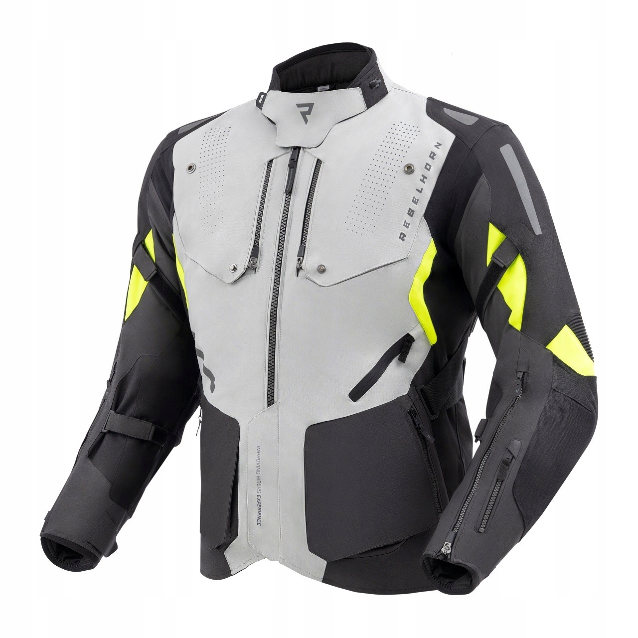 Bunda Rebelhorn Hiker IV Black/Grey/Flo Yellow veľ.L