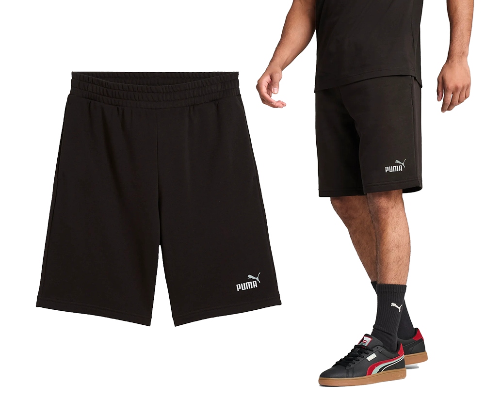 Kraťasy Puma bavlněné černé Xs