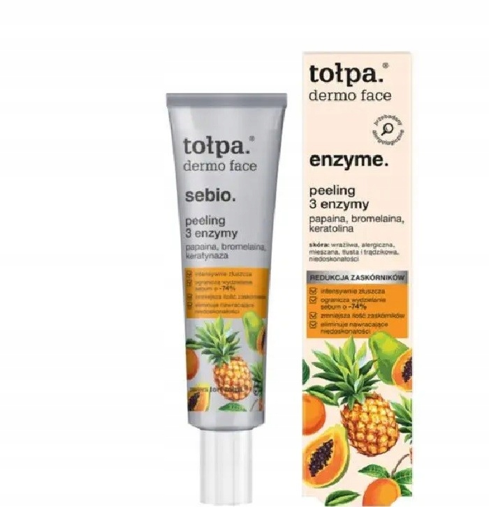 TOŁPA sebio peeling 3 enzymy 40ml