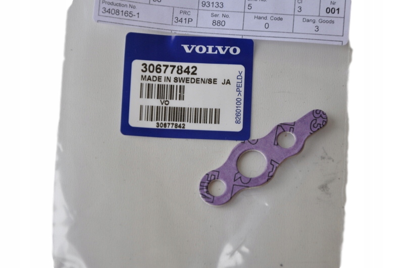 VOLVO V70 uszczelka przewodu chlodzenia turbiny OE