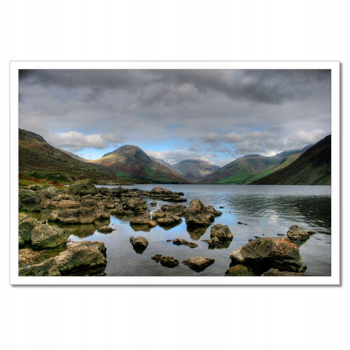 Plakáty v rámu 60x40 Velké kameny v řece